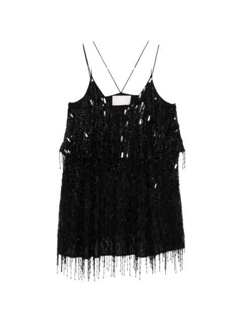 Circus Hotel beaded fringed dress