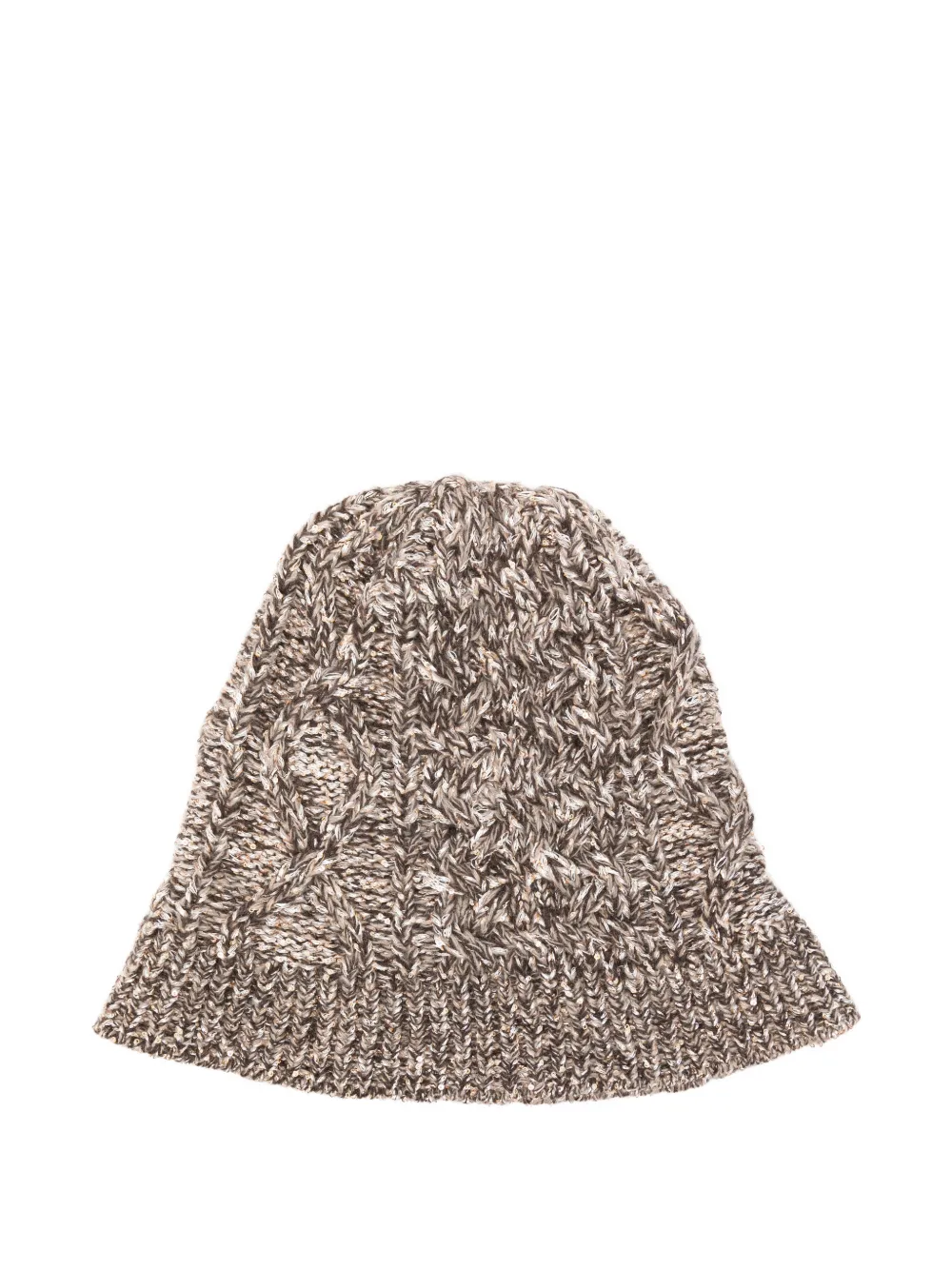 Missoni Sequin-embellished Cable-knit Beanie Hat In Neutral
