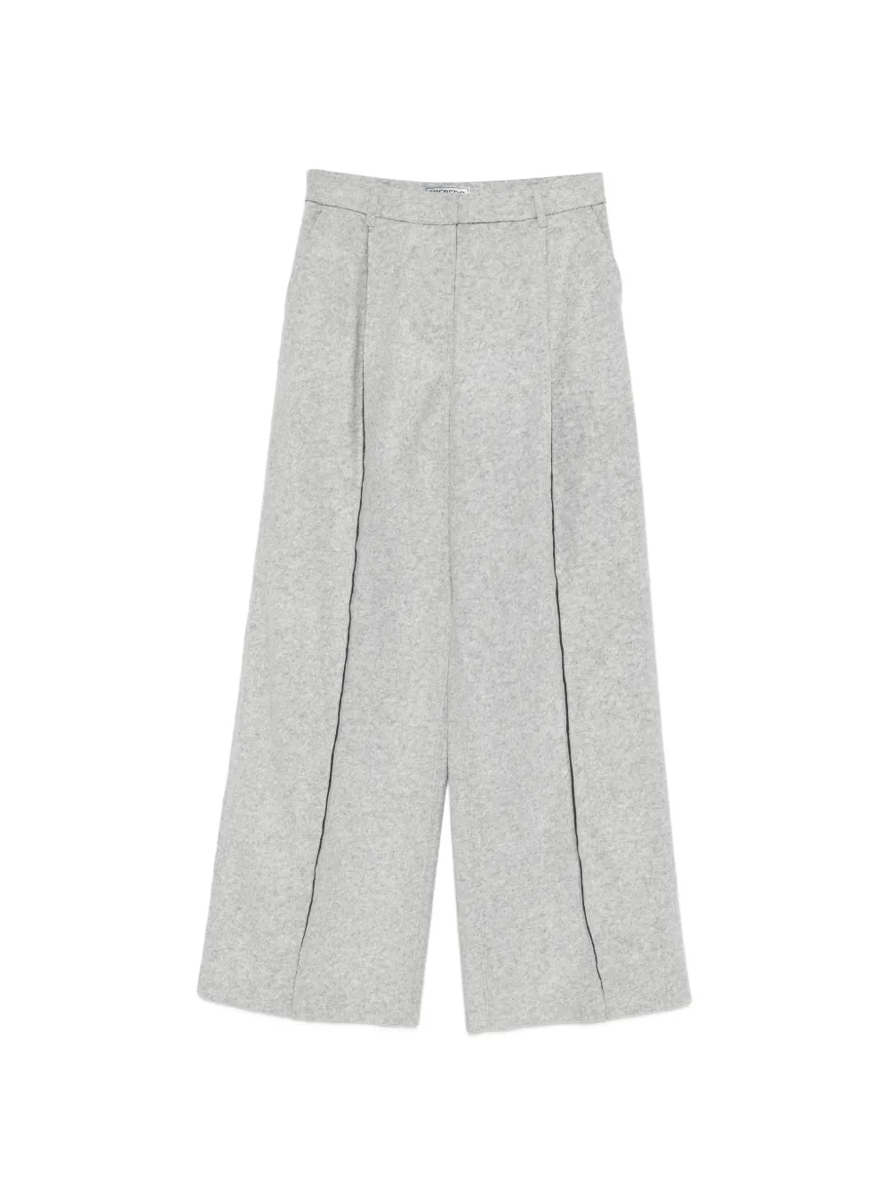 Iceberg woven palazzo pants - Grigio