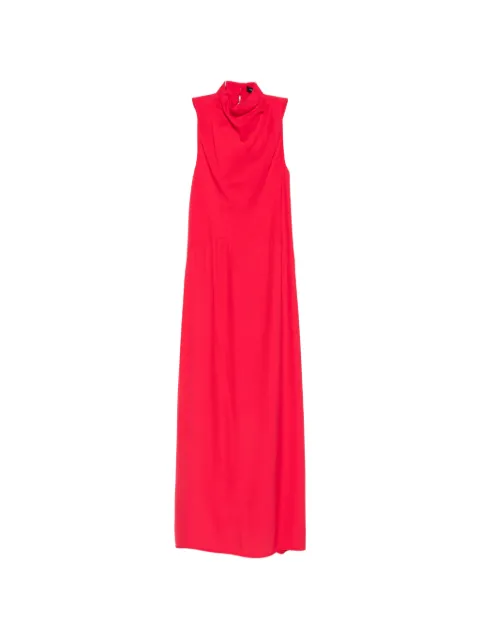 BCBG Max Azria cut-out high-neck maxi dress