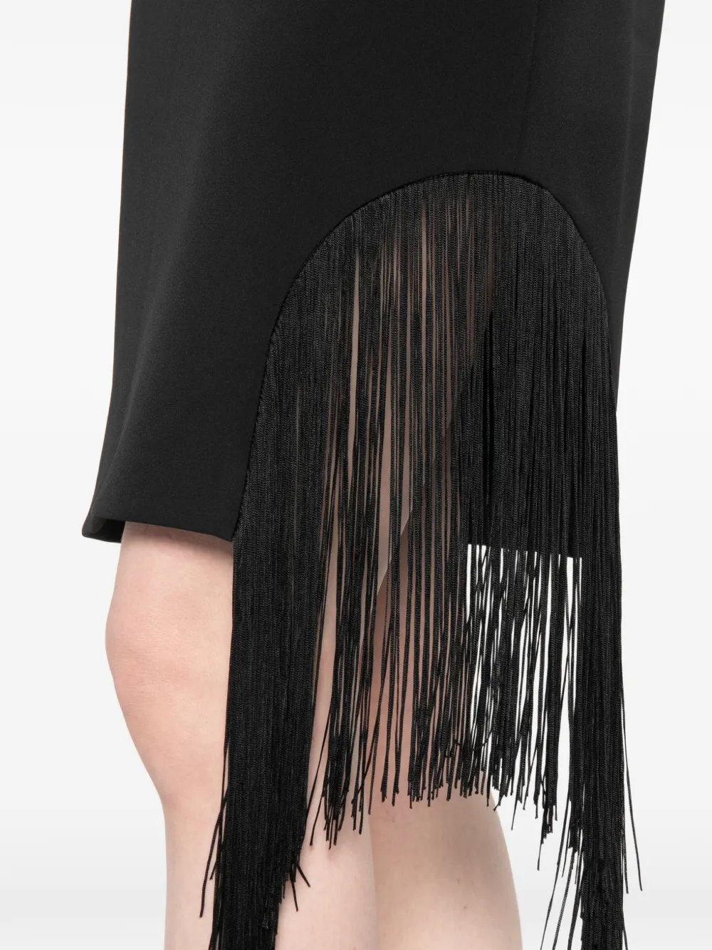 PINKO Mini-rok met franje Zwart
