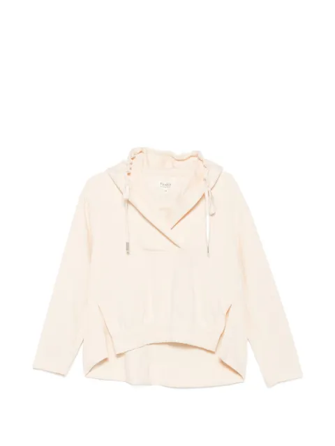 PSOPHIA drawstring-hood elasticated-hem hoodie