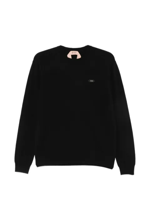 Nº21 — logo-plaque sweater