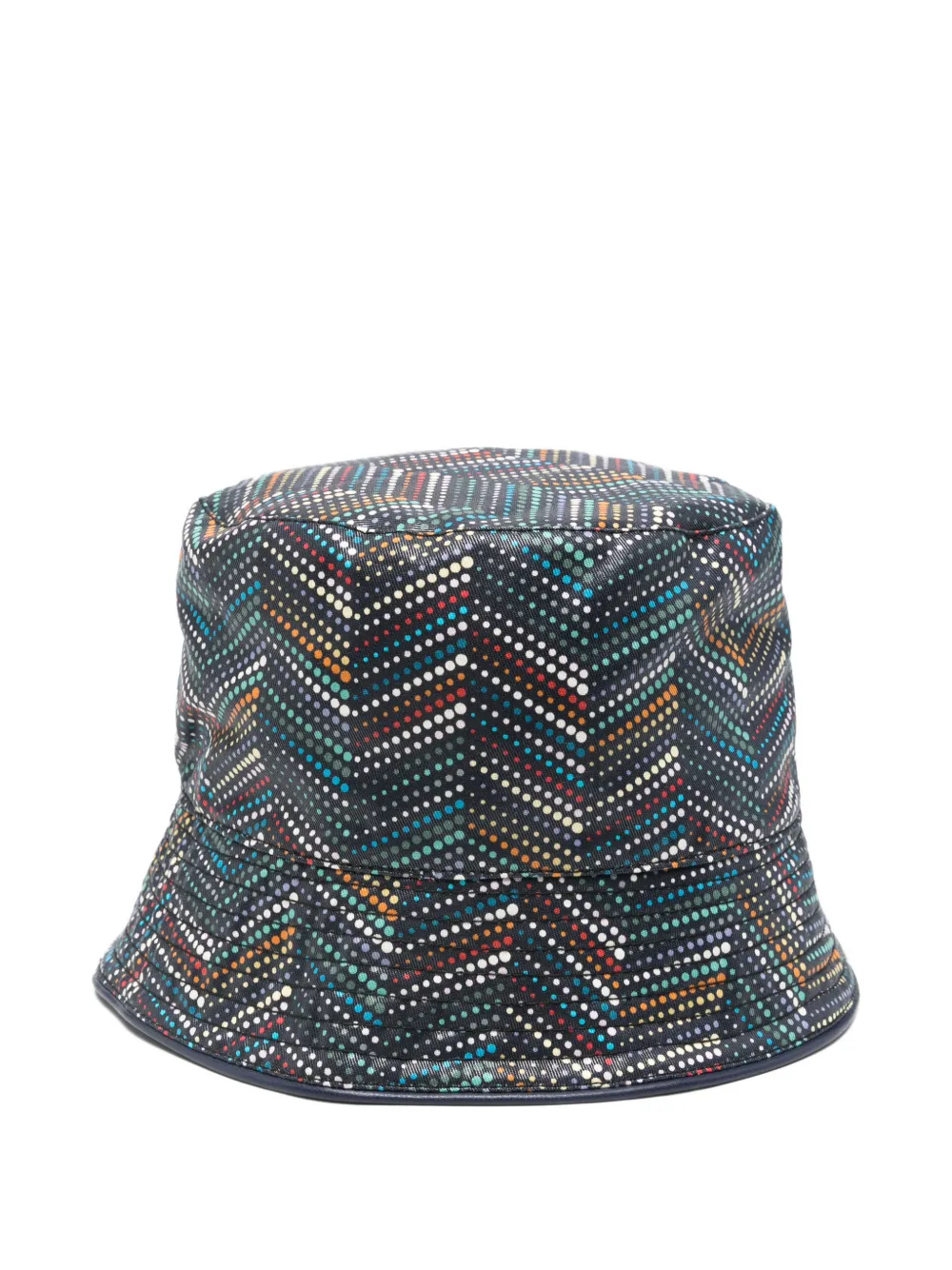 Missoni Dotted-chevron Bucket Hat In Multi