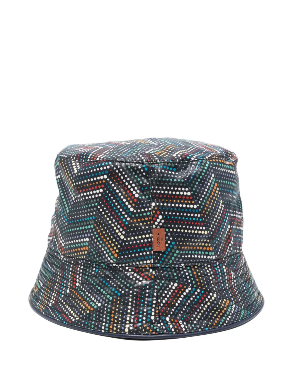 Missoni Dotted-chevron Bucket Hat In Multi