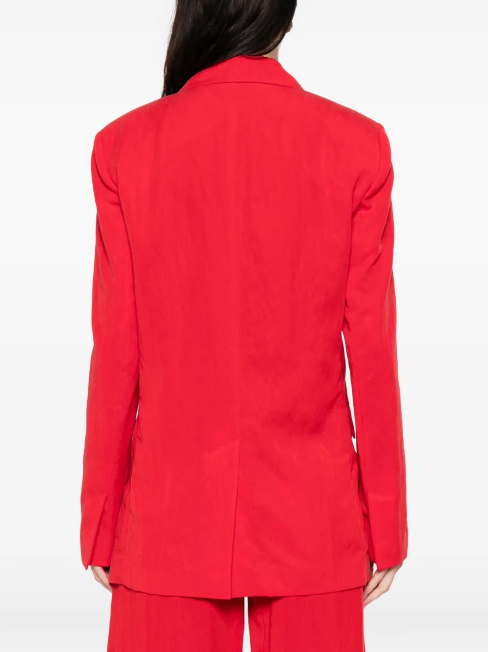 Blumarine Blazer met enkele rij knopen Rood