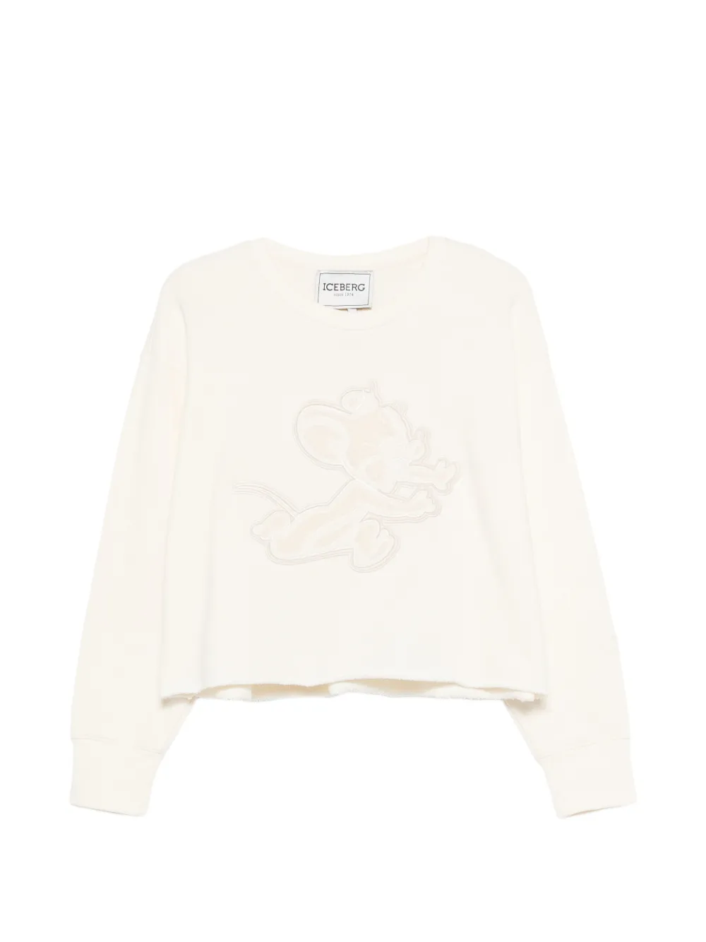 Iceberg X Tom Jerry Sweatshirt In White