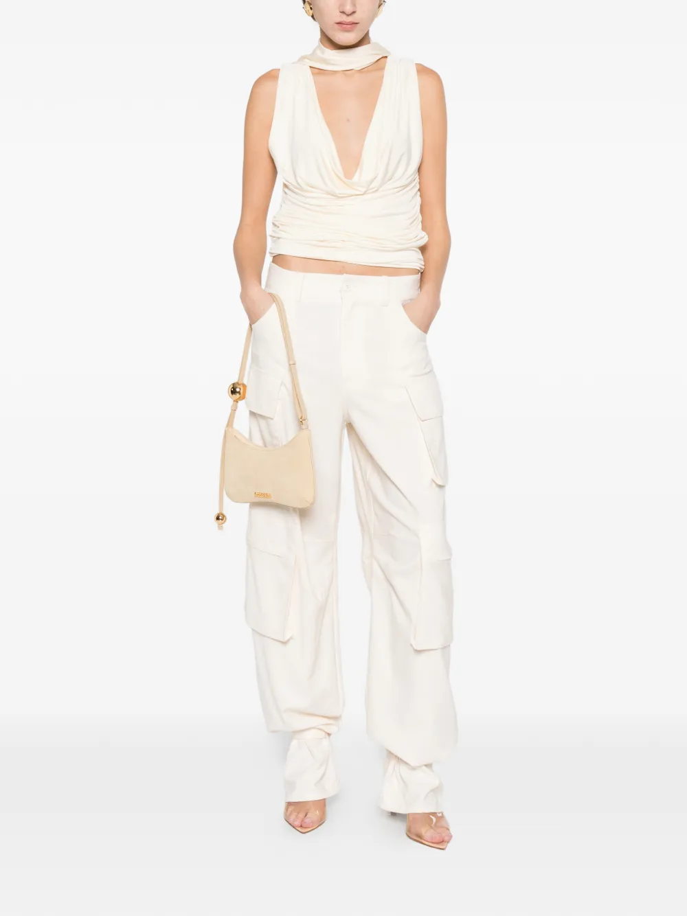  Simona Corsellini Beige Cargo Pants - Neutrals 