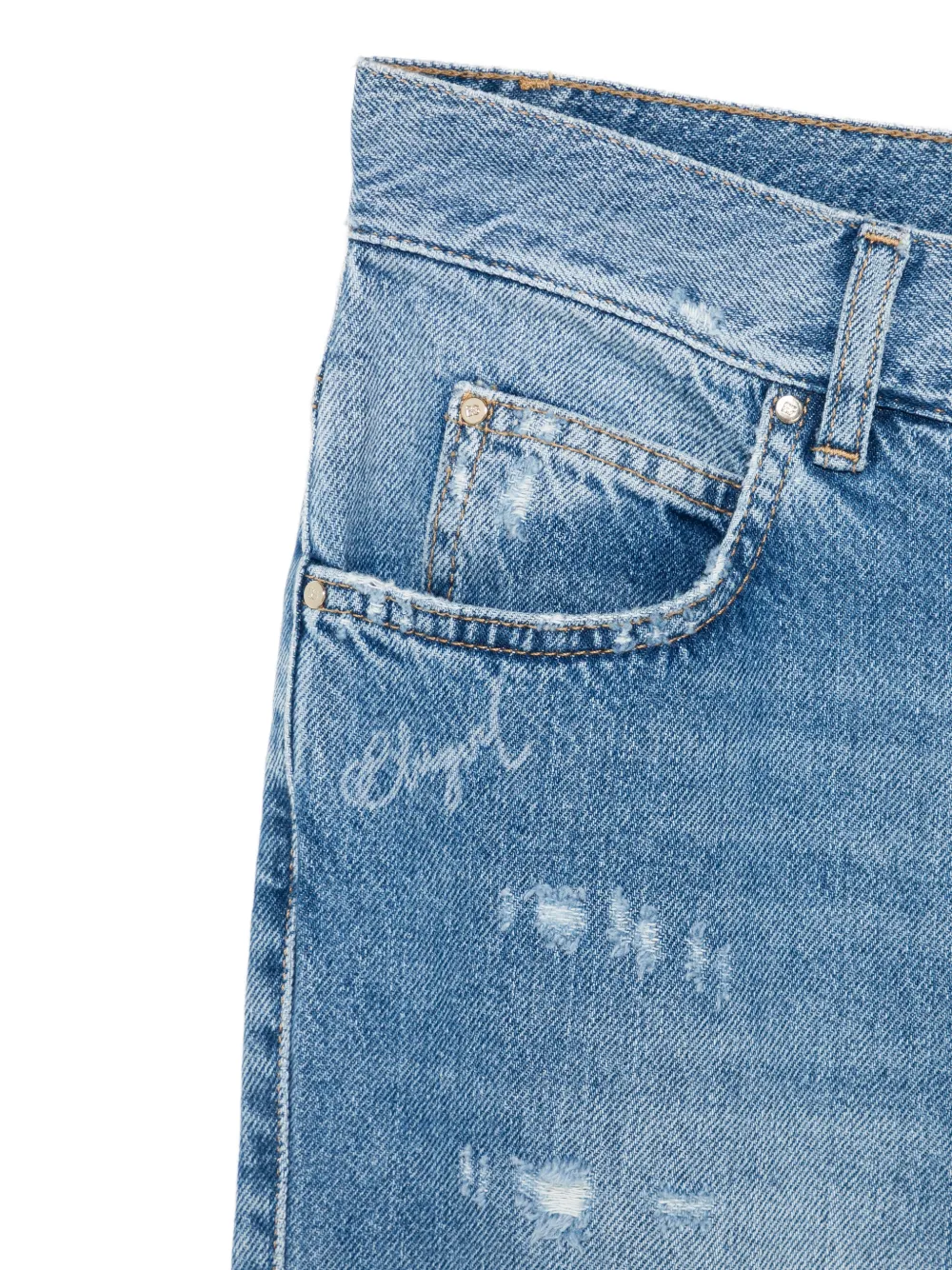  Blugirl Distressed Jeans - Blue 
