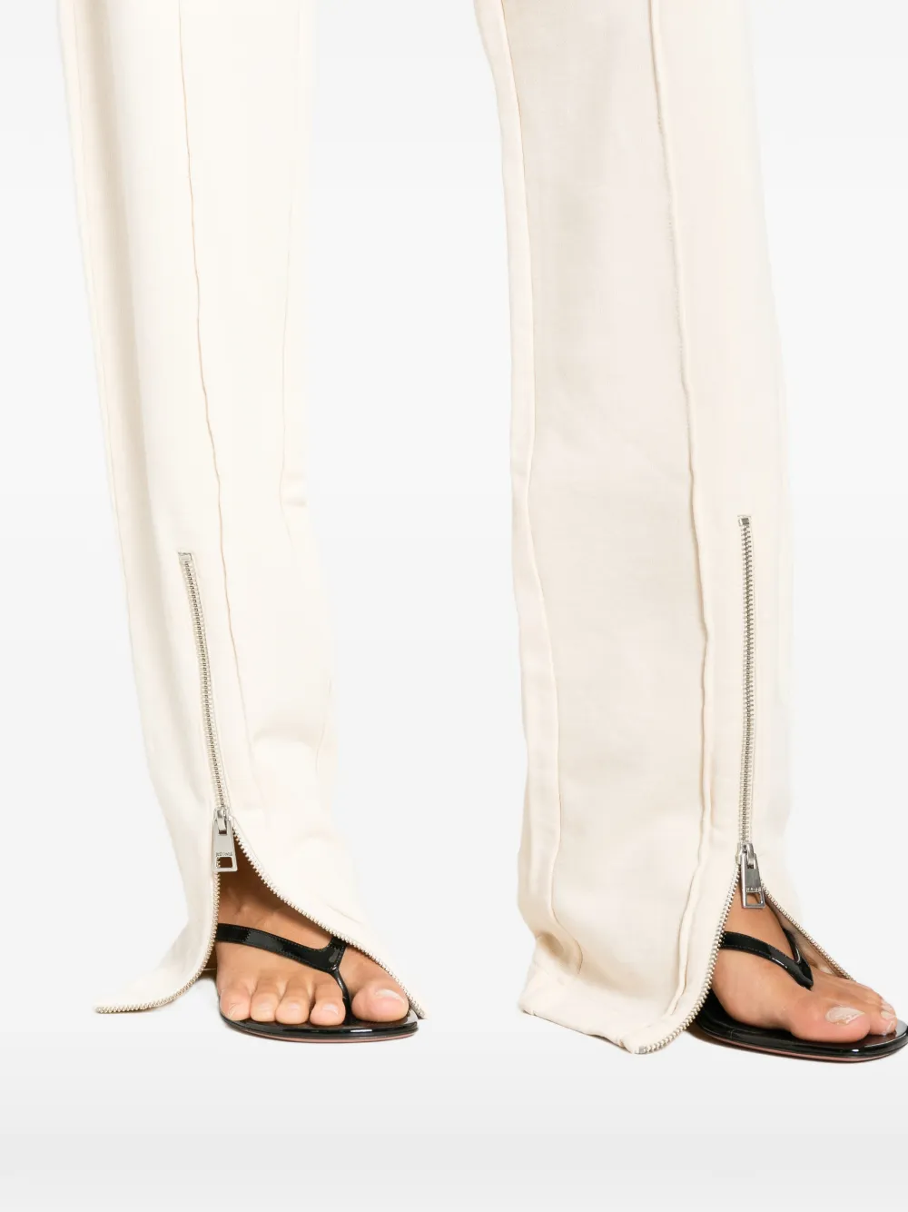 Just Cavalli Trainingsbroek met trekkoord en rits Beige