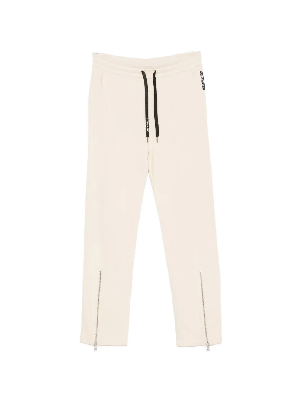 Just Cavalli zip-detail drawstring track pants - Nude