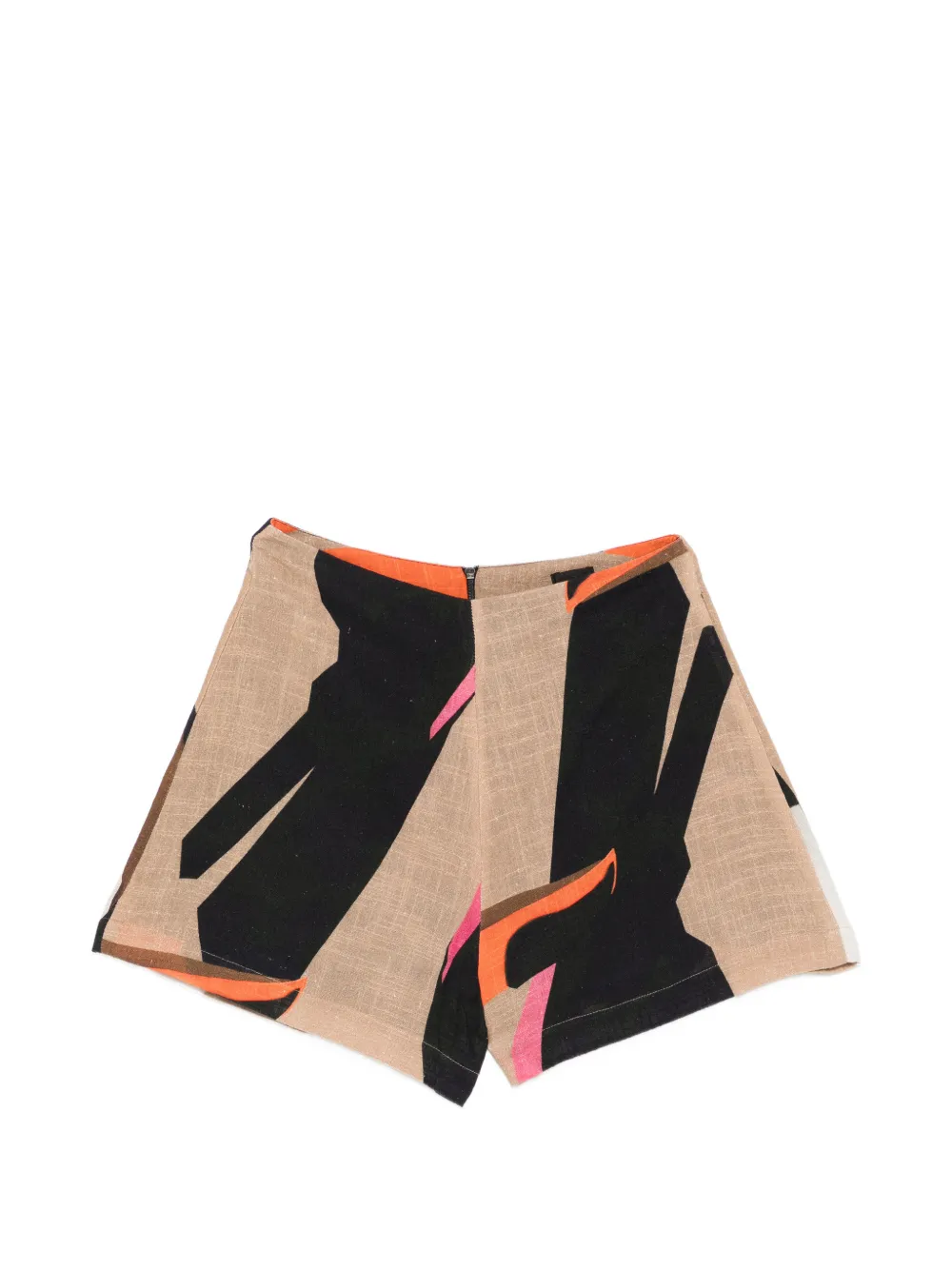 Osklen Tucano abstract print shorts - Toni neutri