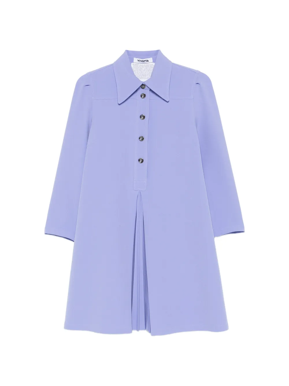 Vivetta pleated A-line mini dress - Viola