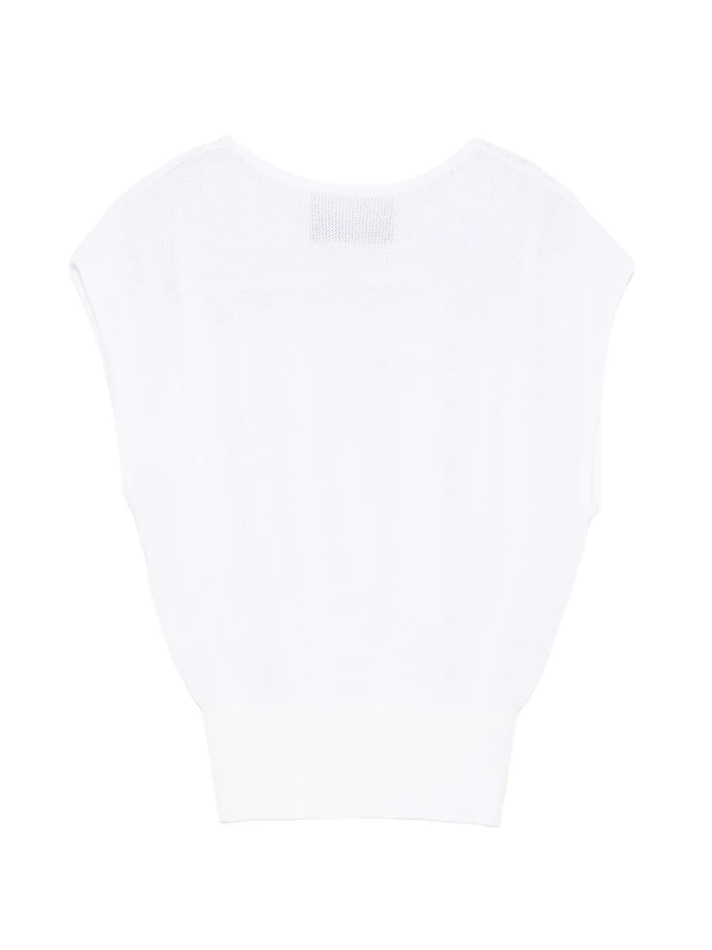 Iceberg Top met logo-patroon Wit
