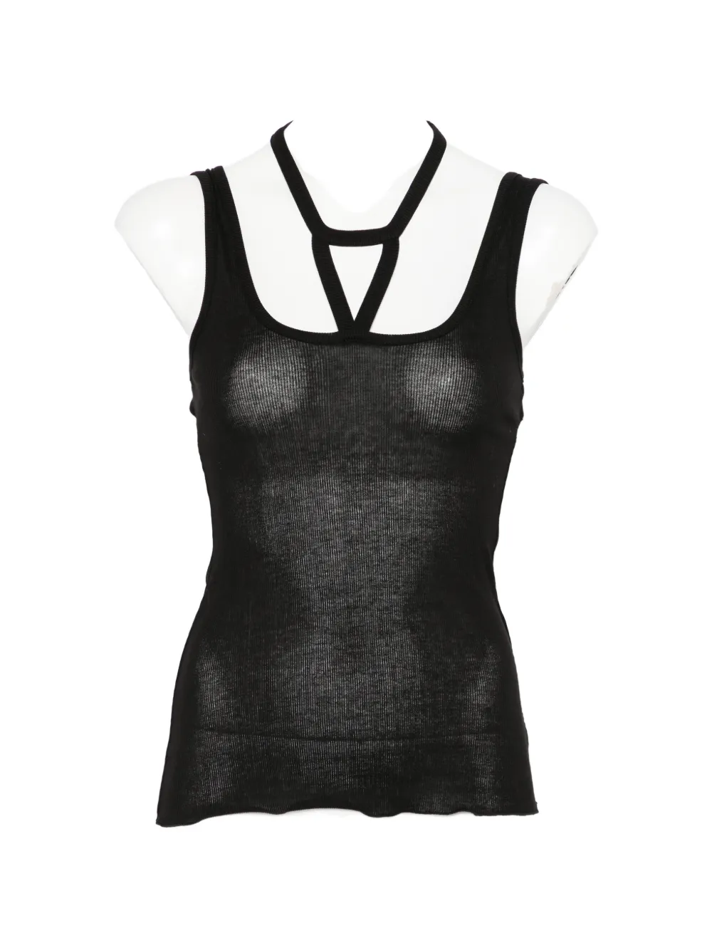 Circus Hotel halterneck top - Nero