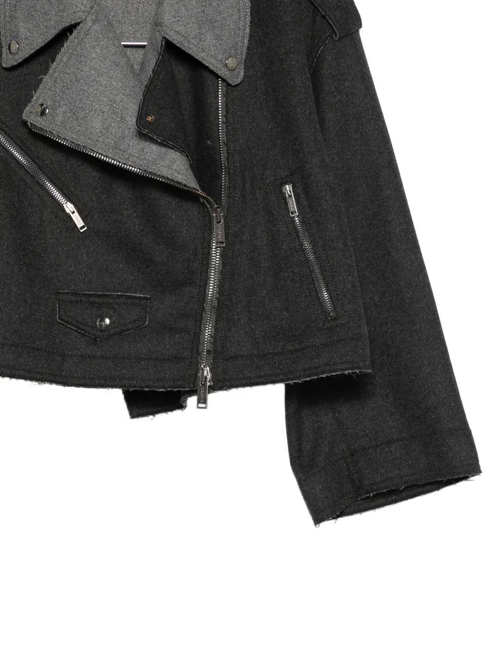 Iceberg Zip-fastening Jacket In Black