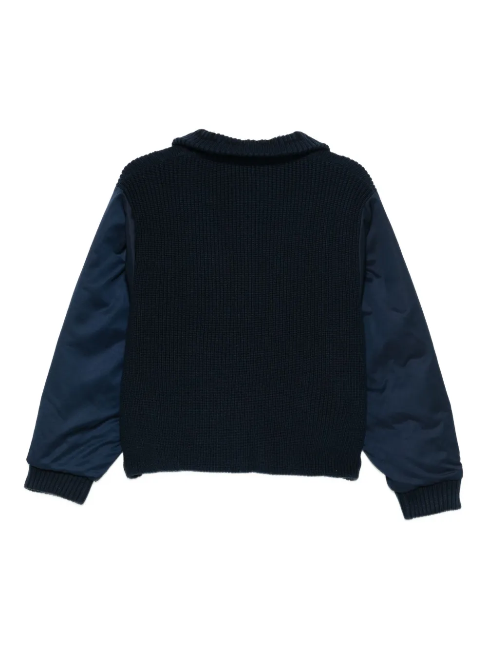 Iceberg Cable-knit Zip-up Jacket In Blue