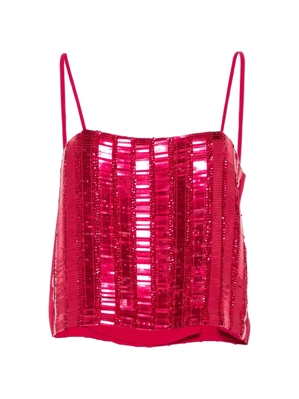 PINKO Tonante sequin-embellished top - Rosa