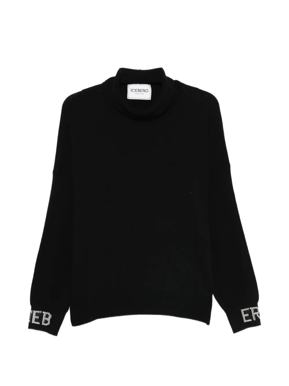 Iceberg turtleneck sweater - Nero