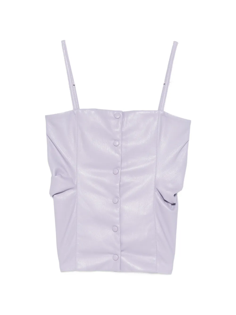 Erika Cavallini button strap blouse - Viola
