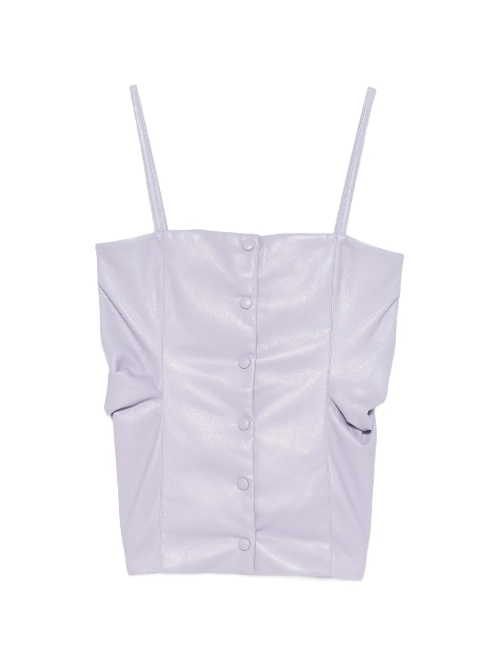 Erika Cavallini button strap blouse - Viola