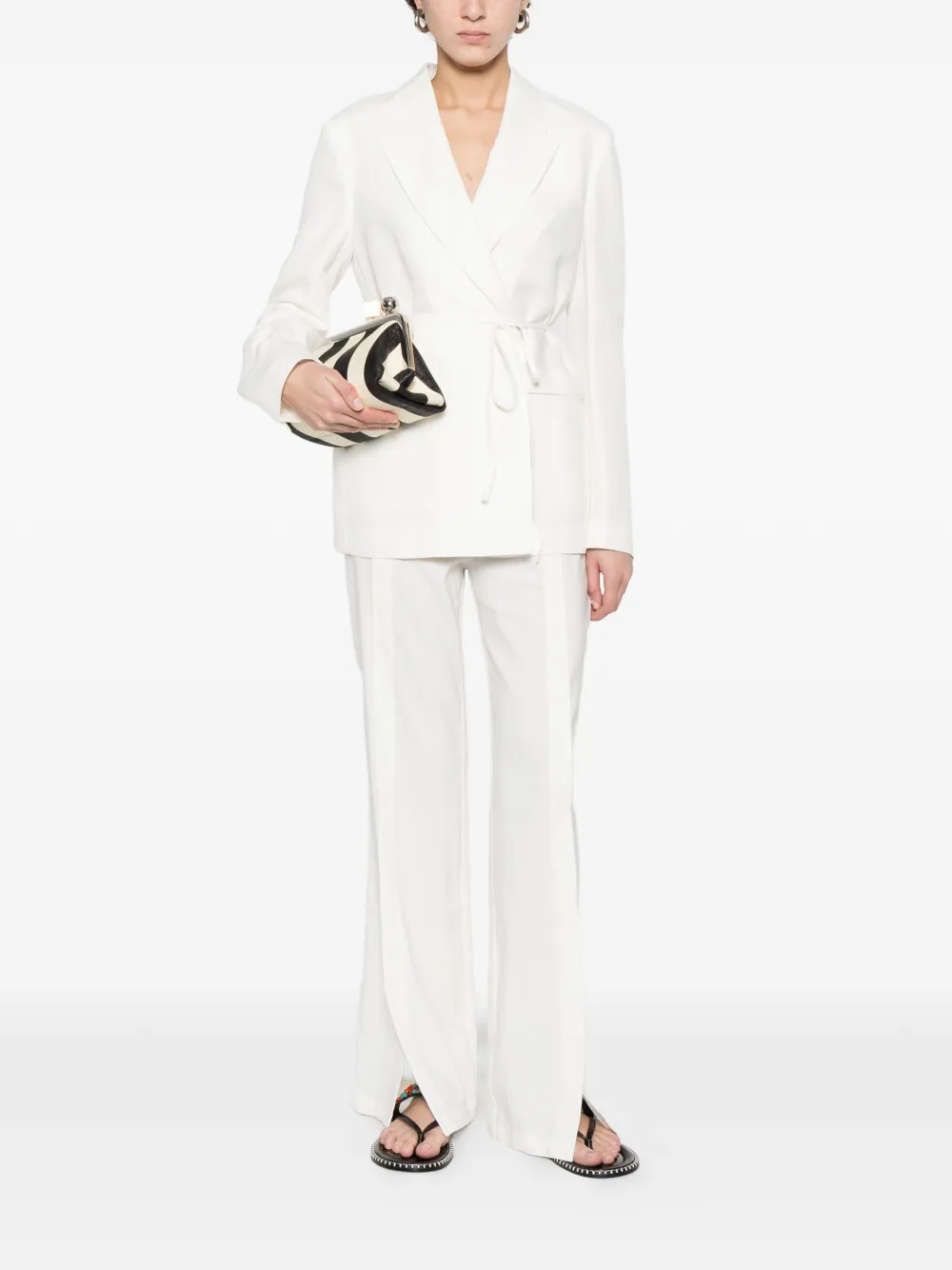  Erika Cavallini Tailored Trousers - White 