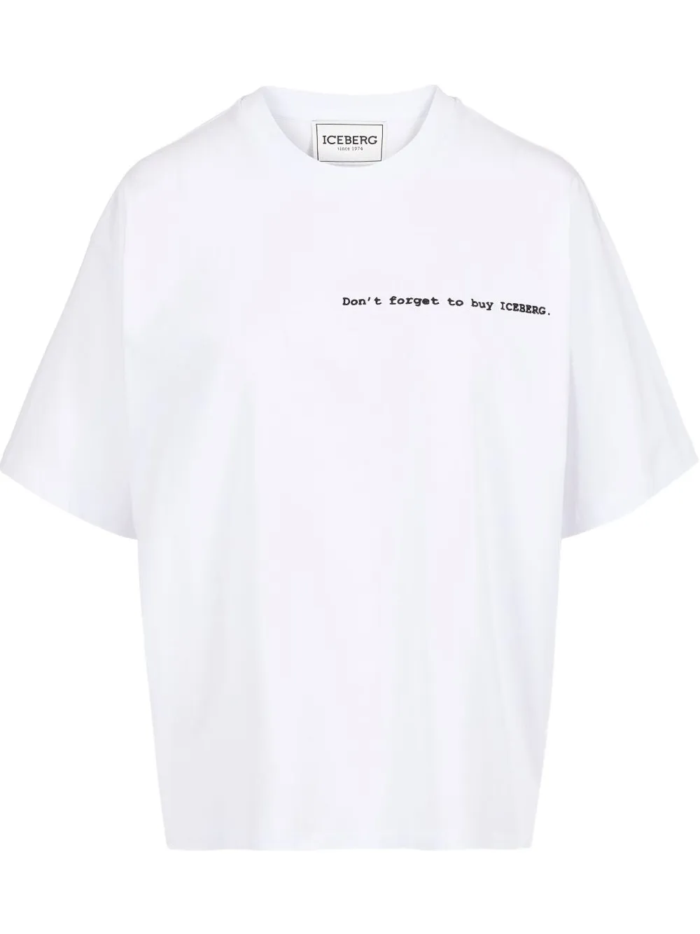 Iceberg Crew Neck T-shirt In White