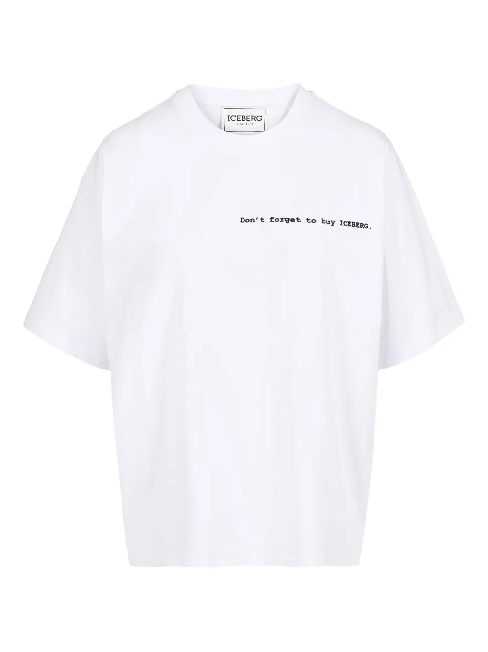 Iceberg Crew Neck T-shirt In White