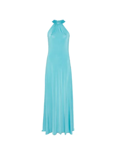 Blugirl embellished halterneck maxi dress