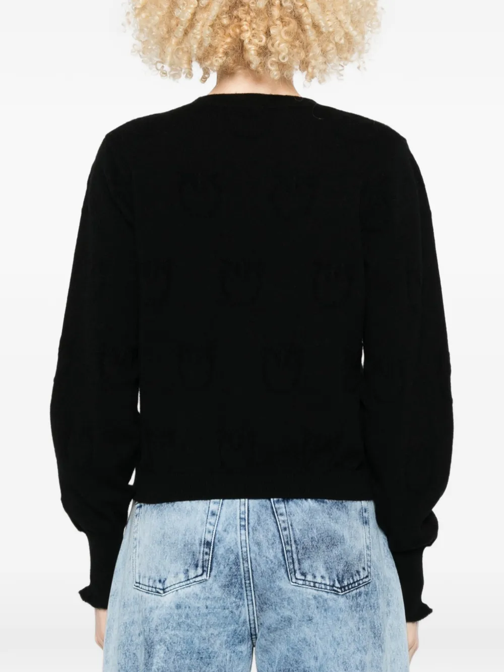 PINKO Trui met ronde hals Zwart