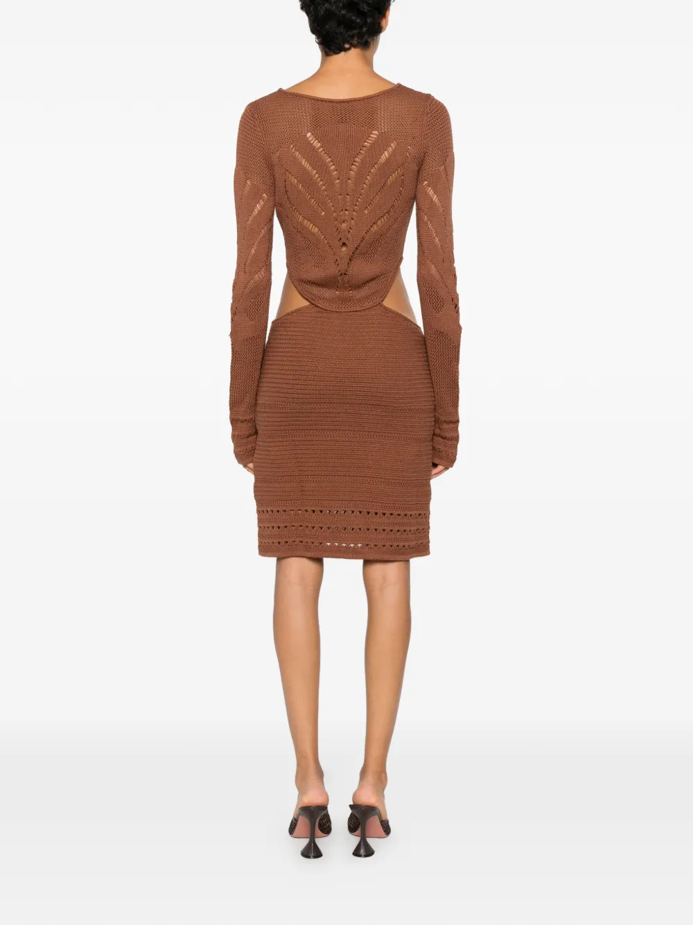Just Cavalli Gehaakte jurk Bruin