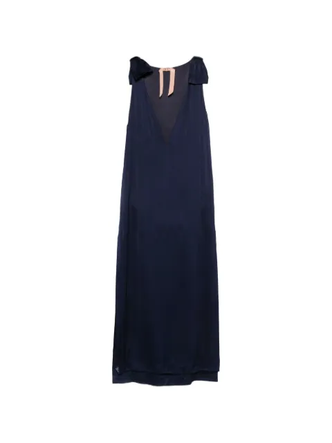 Nº21 bow V-neck dress