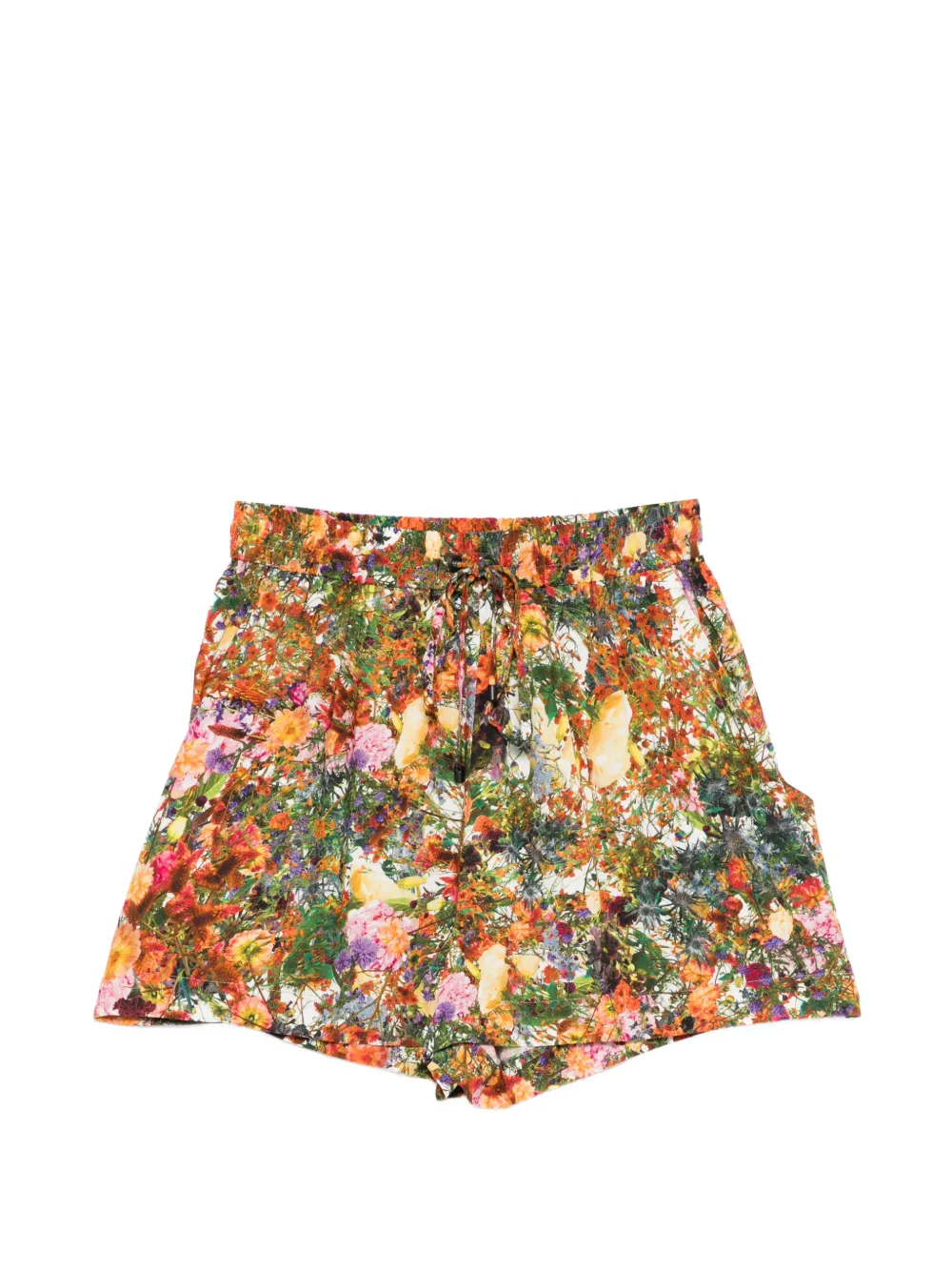 Osklen floral drawstring shorts - Arancione