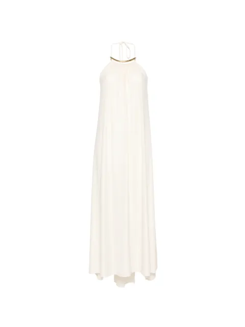 Água de Coco halterneck midi dress