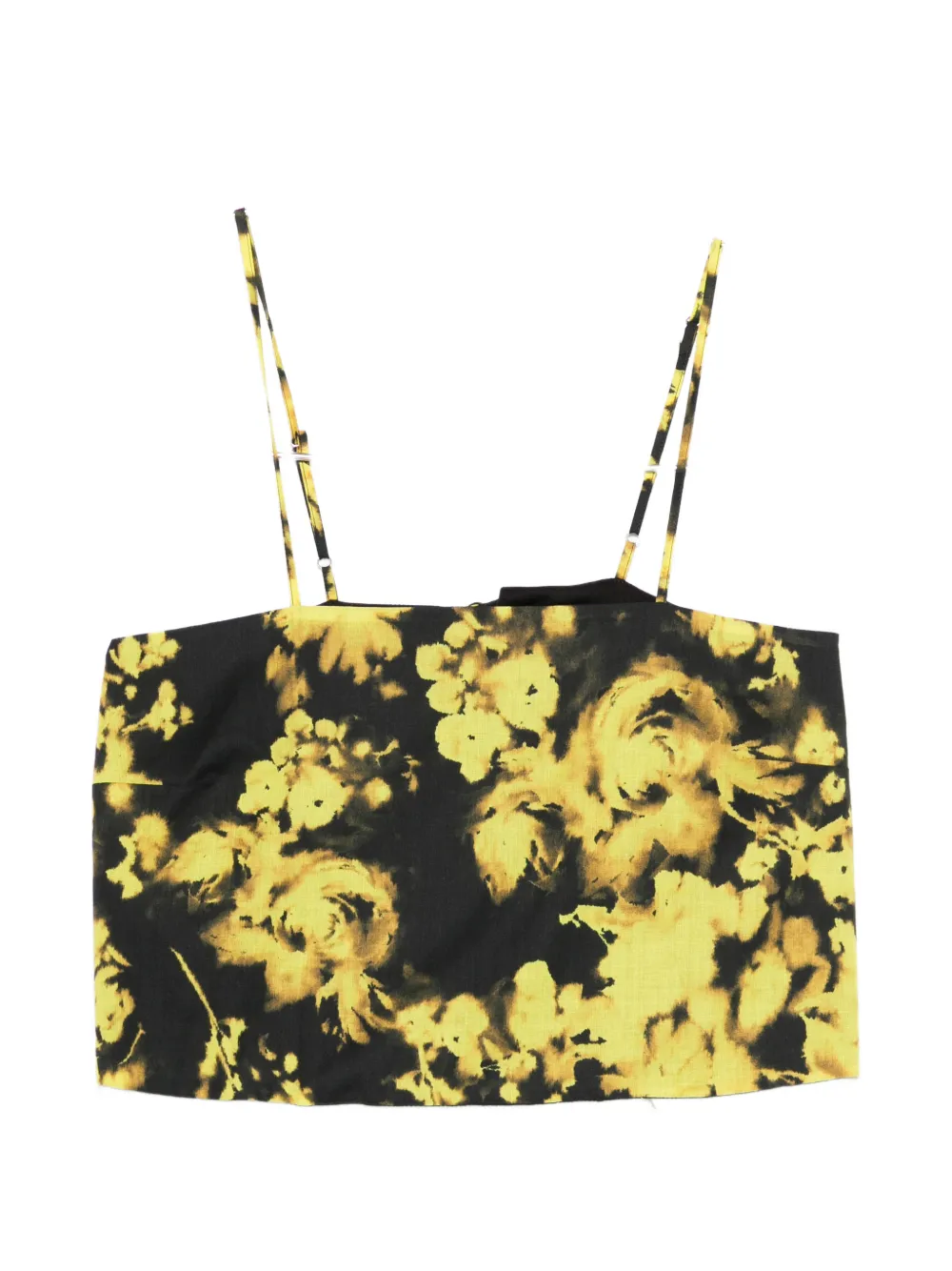 Erika Cavallini floral-pattern top - Nero