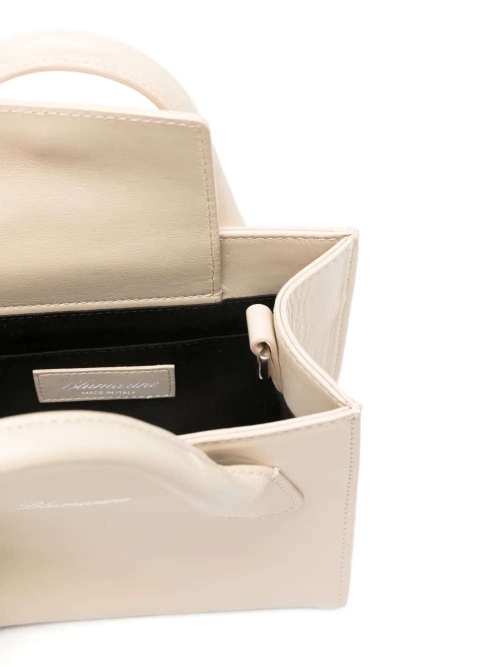 Blumarine Small Chain-charm Tote Bag In Neutral