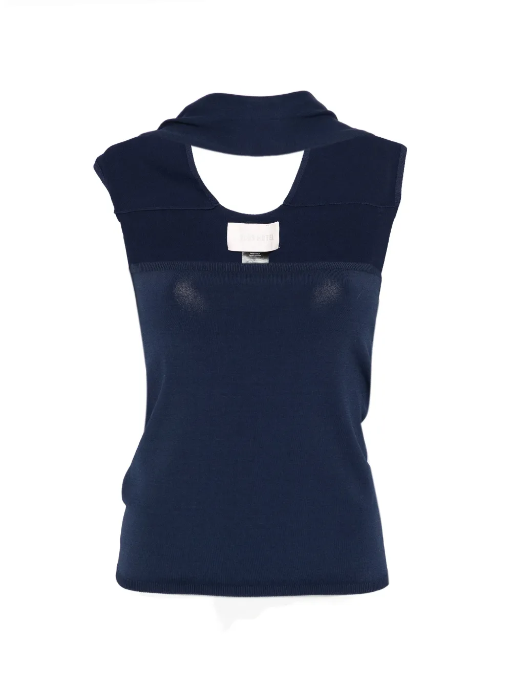 Circus Hotel cut-out top - Blu