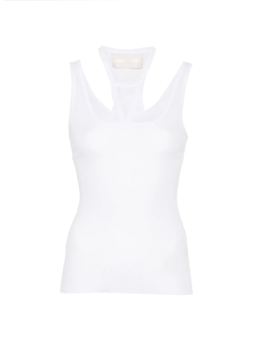 Circus Hotel halterneck top - Bianco