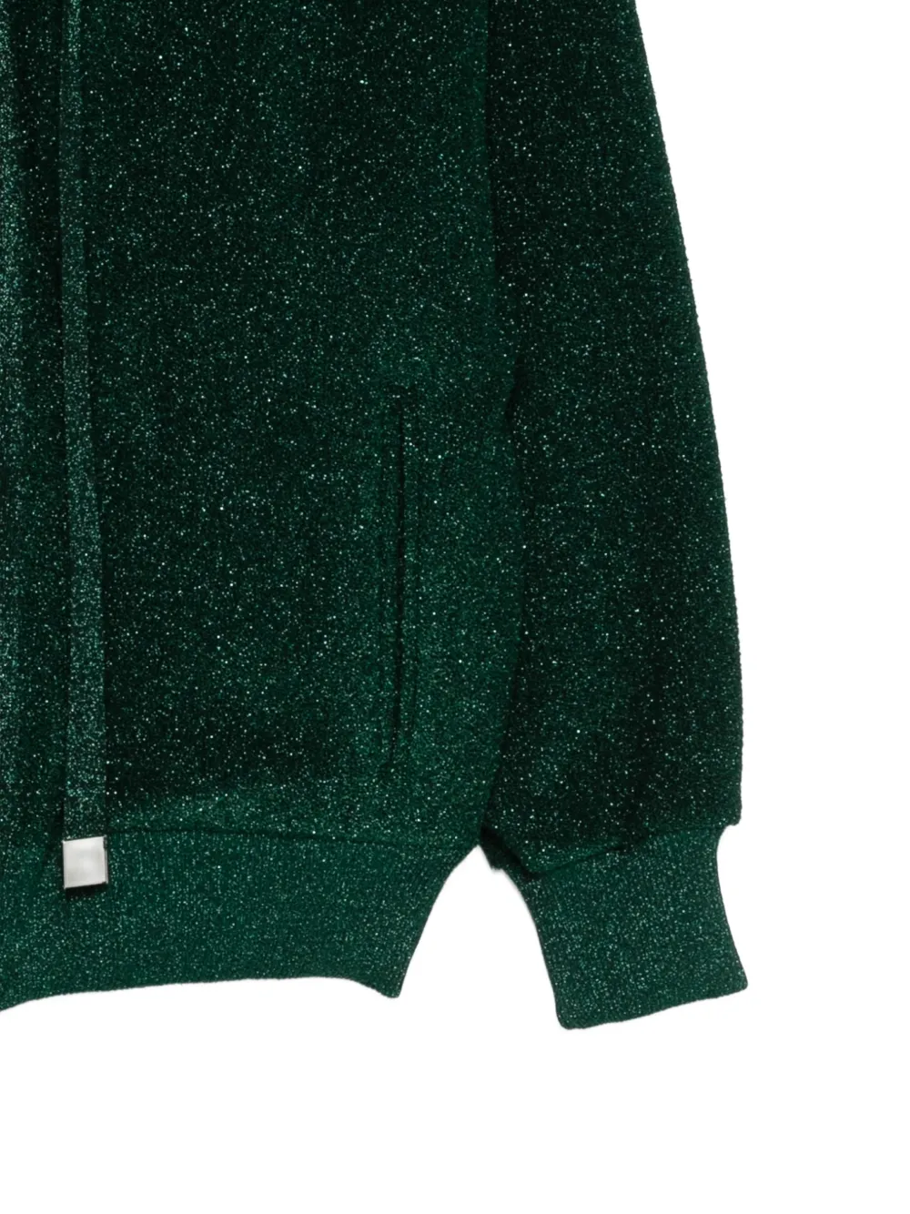  Circus Hotel Hooded Zip Knitwear - Green 