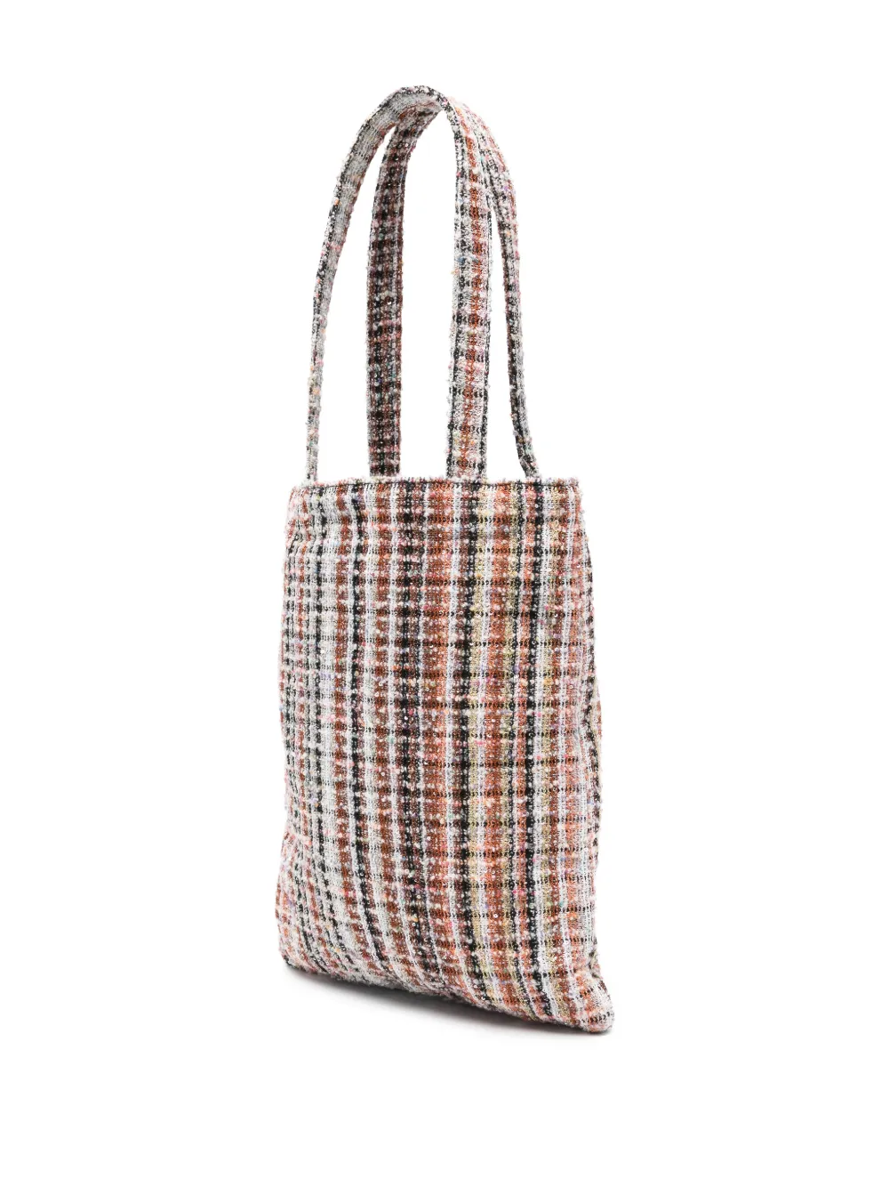 Missoni Vertical Tote Bag In Neutral