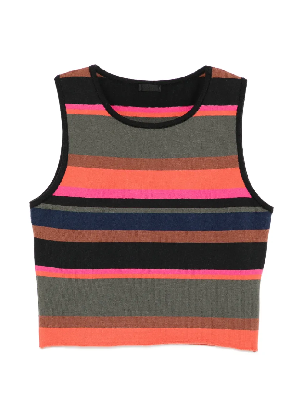 Osklen striped top - Nero