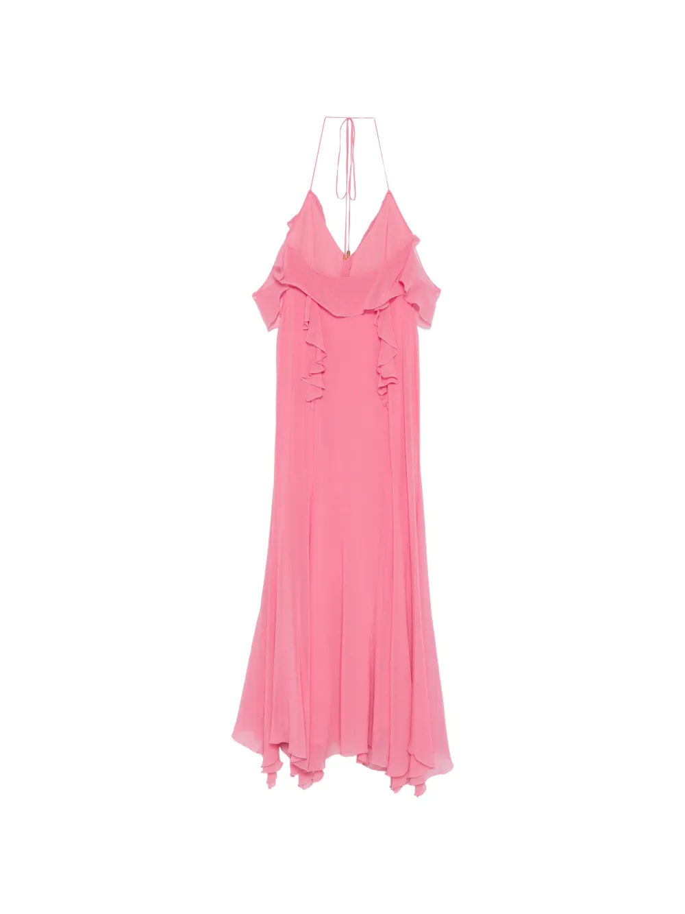 Ruffled Halter Dress