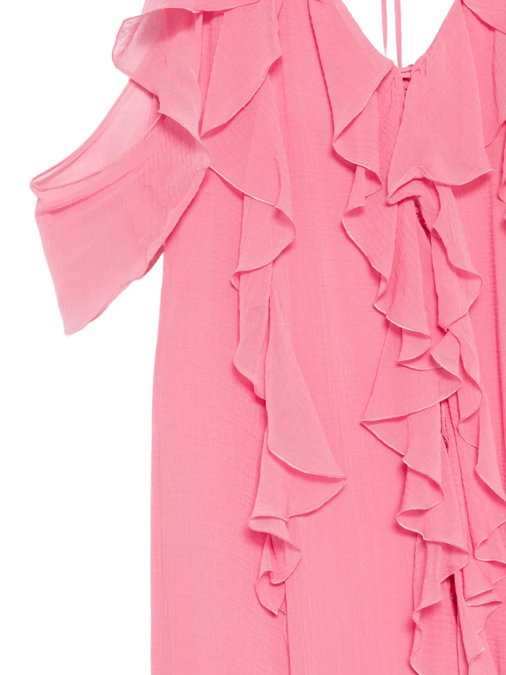 Ruffled Halter Dress