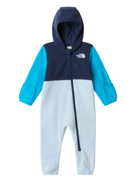 The North Face Kids hooded colour-block romper