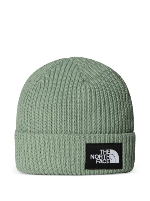 The North Face Kids ribbed logo patch hat