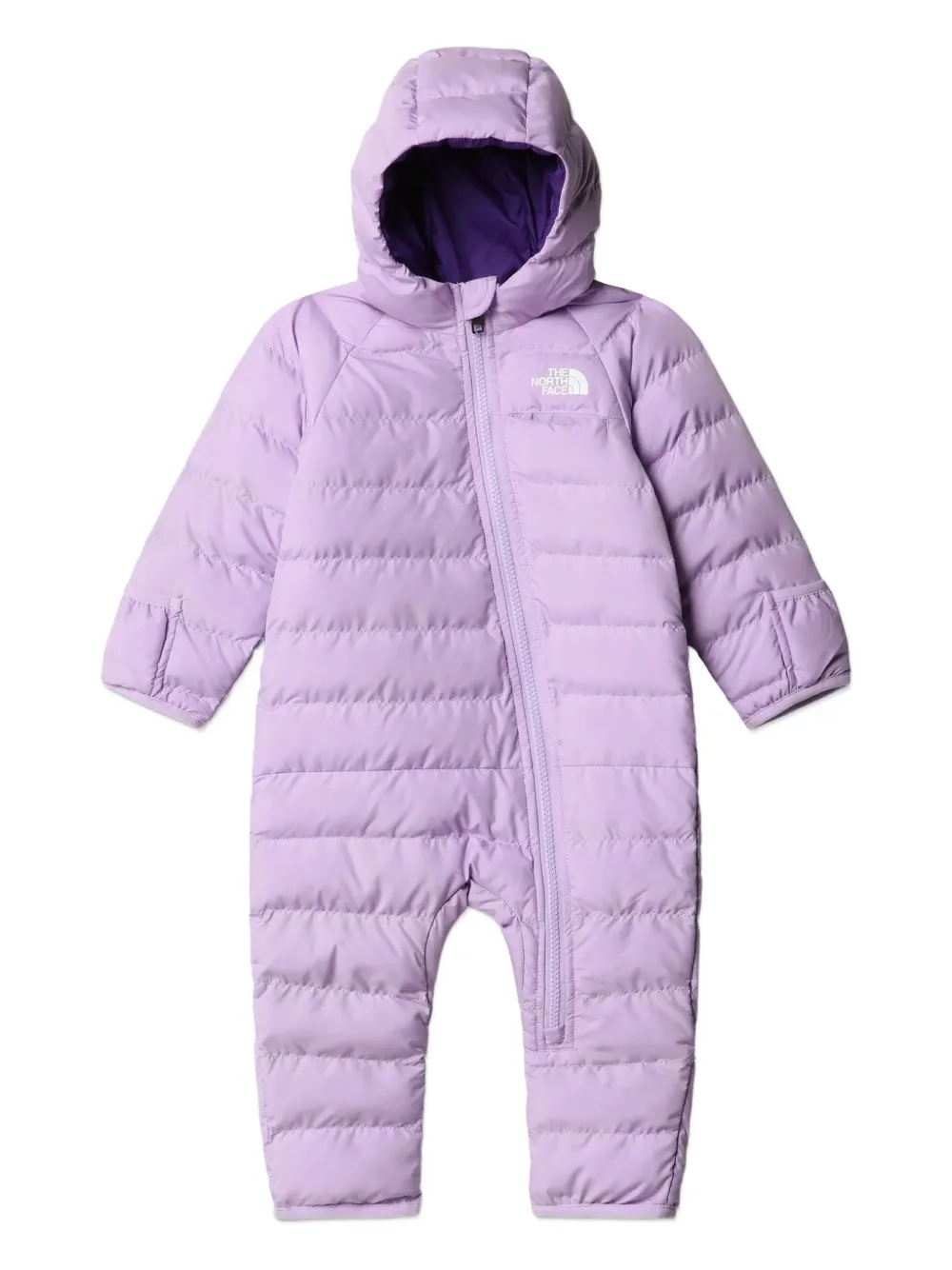The North Face Kids Baby Perrito hooded zip one-piece - パープル The North Face Kids Baby Perrito hooded zip one-piece - パープル