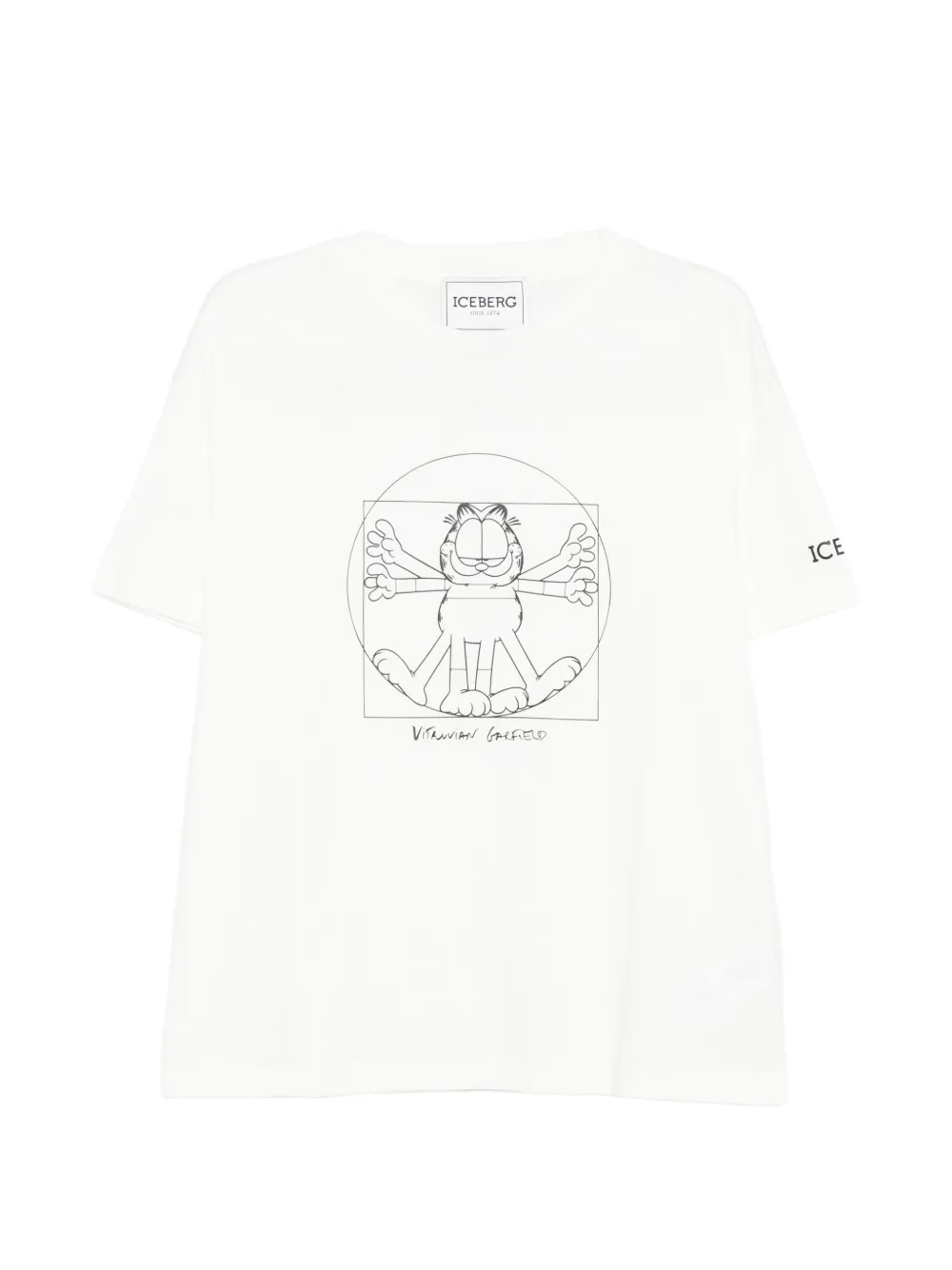 Iceberg Garfield-print T-shirt - Bianco