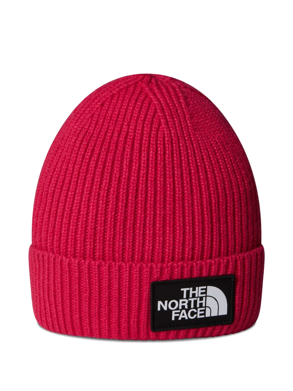 The North Face Kids ロゴパッチ ビーニー - レッド The North Face Kids ロゴパッチ ビーニー - レッド