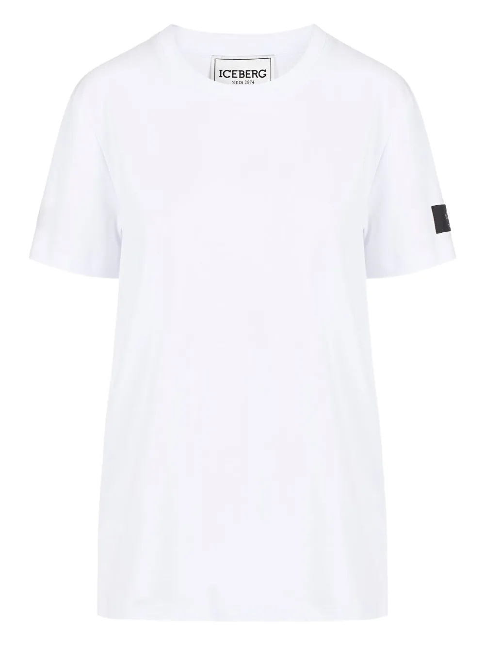 Iceberg playera con parche del logo | blanco | Image 1