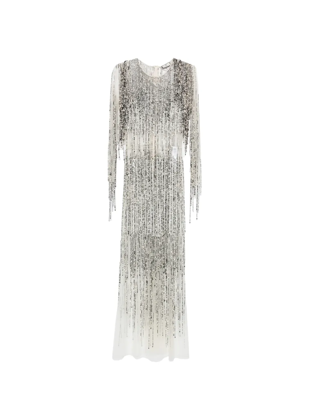 Elisabetta Franchi embellished fitted waist dress - Bianco